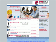 Tablet Screenshot of makejustonecall.com